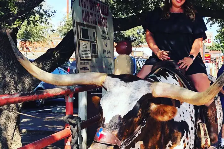 a man riding a horse